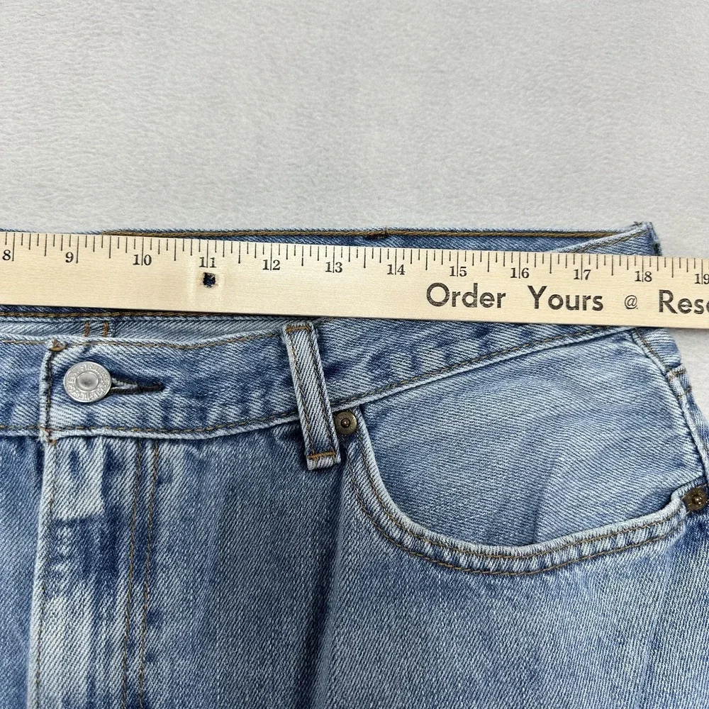 Levis 550 Jeans Mens 38x30‎ Blue Denim Relaxed Fit Tapered Leg Light Wash Y2K